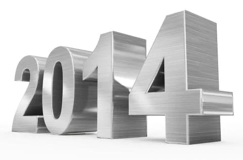 Year 2014 Stock Illustration