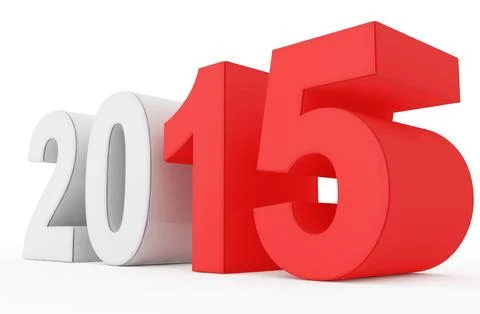 Year 2015 count Stock Illustration