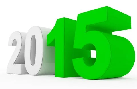 Year 2015 count Stock Illustration