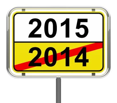Year 2015 Stock Illustration
