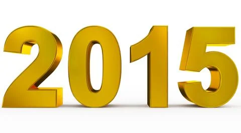 Year 2015 Stock Illustration