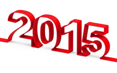 Year 2015 Stock Illustration