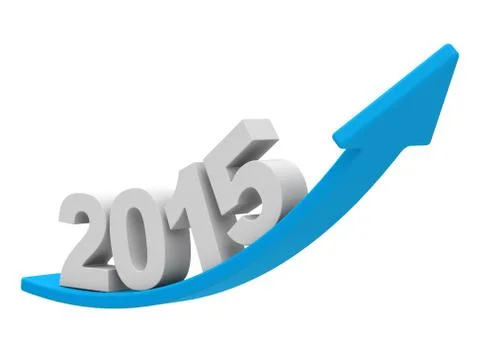 Year 2015 Stock Illustration