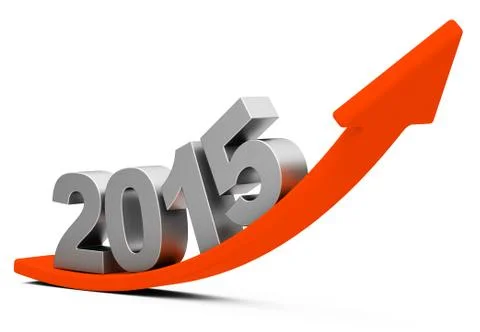 Year 2015 Stock Illustration