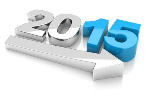 Year 2015 Stock Illustration