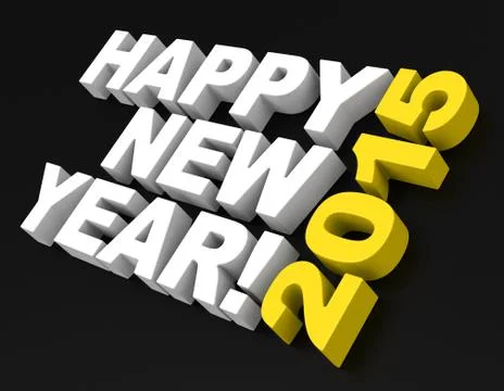 Year 2015 Stock Illustration