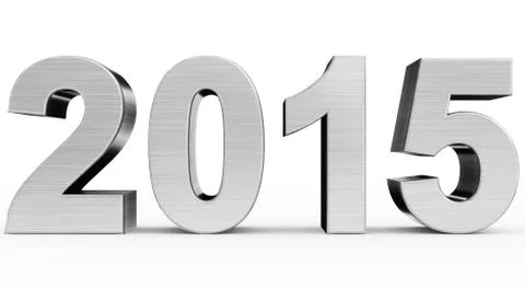 Year 2015 Stock Illustration