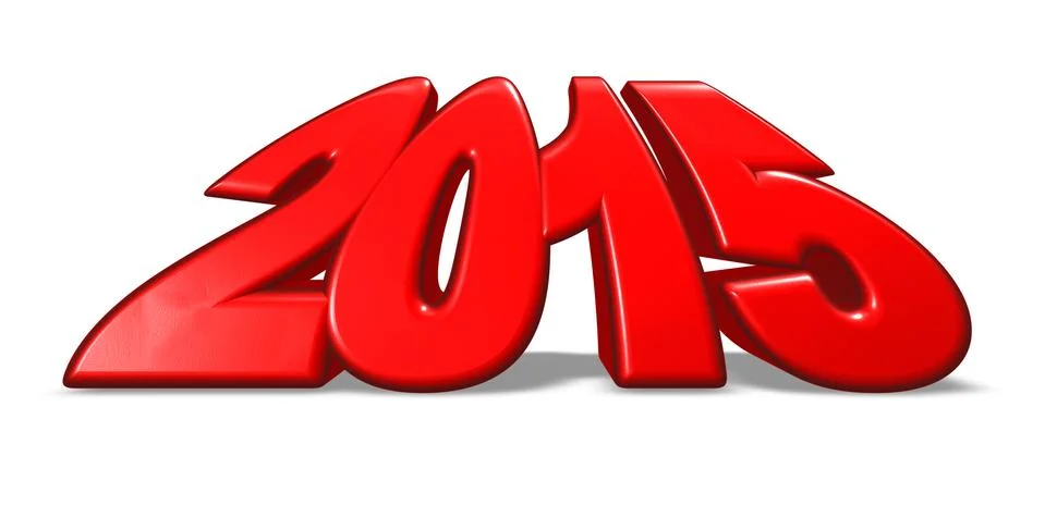 Year 2015 Stock Illustration
