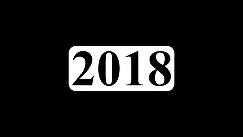 Year 2018 库存影片 80995441