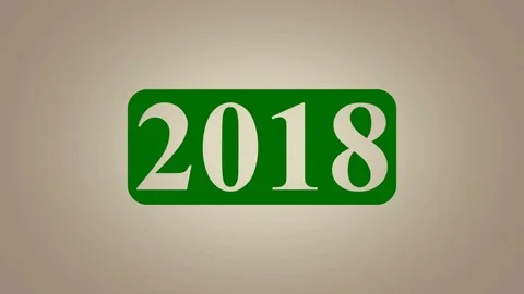 Year 2018 库存影片 80995454