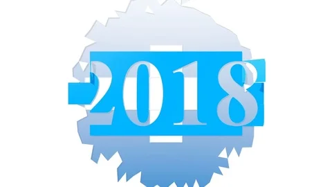 Year 2018 库存影片 80995486