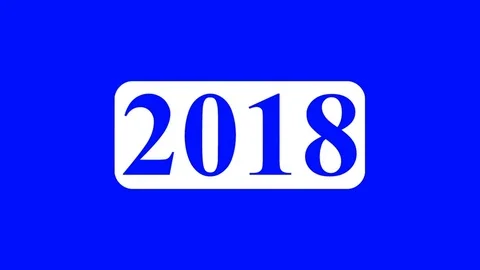 Year 2018 库存影片 80995506