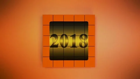 Year 2018 库存影片 80995520