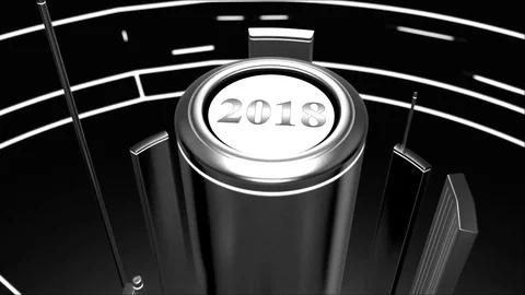 Year 2018 库存影片 80995542