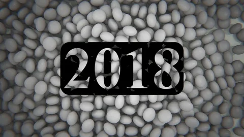 Year 2018 库存影片 80995552