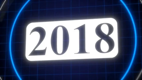 Year 2018 库存影片 80995570