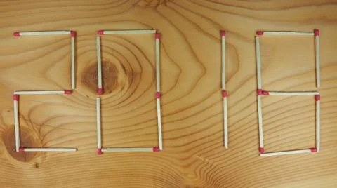 Year 2018 Foto stock