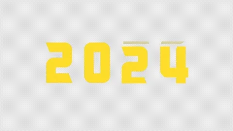 Year changing from 2023 to 2024. Loading 2023 to 2024 progress bar Alpha Ch.. Stock Footage 258025145