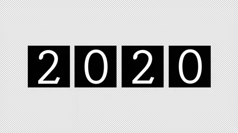 Year Counter to 2020 Stock Footage 157157872