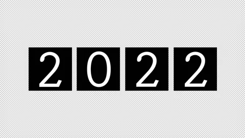 Year Counter to 2022 Stock Footage 157157986