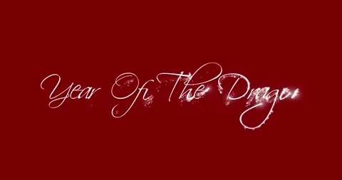 Year Of The Dragon Stock Footage 262950914