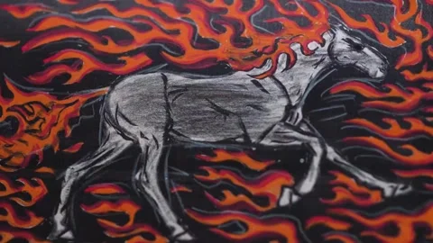 Year of the fire horse 2026 스톡 동영상 320844121