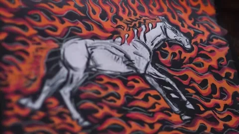 Year of the fire horse 2026 Stock Footage 320844124