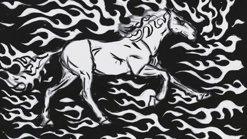 Year of the horse 2026 Stock-Footage 320156364