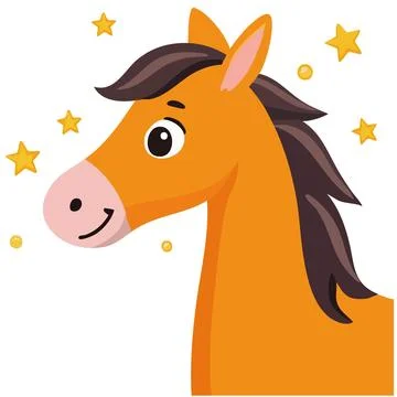 Year of the Horse 2026 Vector - New Year Greeting Card Design Stock Illustration