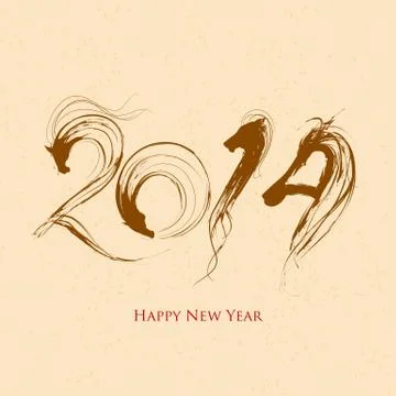 Year of the Horse Stock Illustration