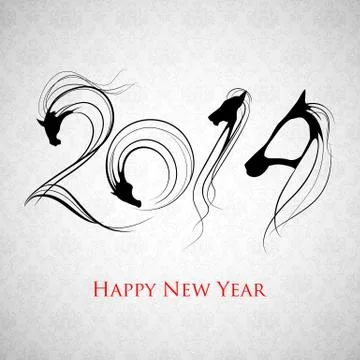 Year of the Horse Stock Illustration