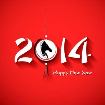 Year of the Horse Stock Illustration