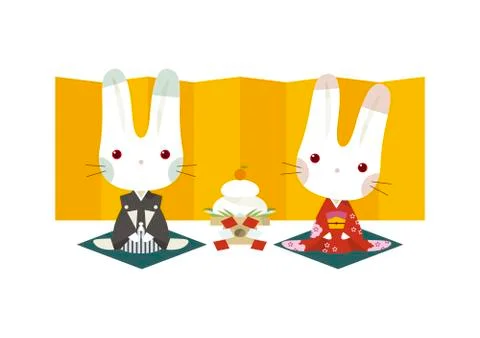 Year of the Rabbit Ilustración de archivo
