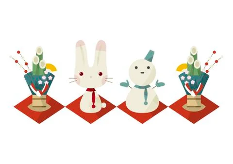 Year of the Rabbit Ilustração Stock