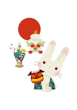 Year of the Rabbit Ilustración de archivo