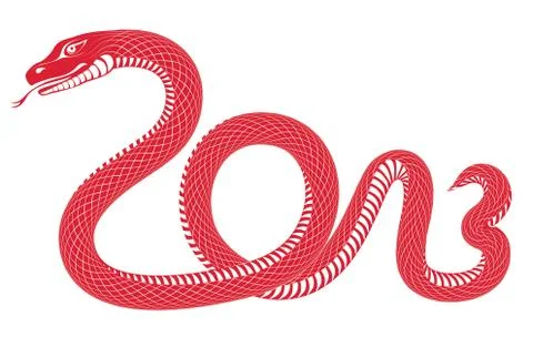 Year of the snake 2013 스톡 일러스트