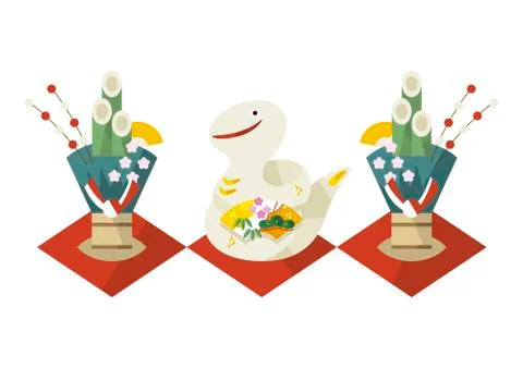 Year of the Snake Ilustração Stock