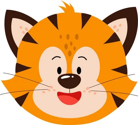 The year of the tiger. Vector illustration. Tiger. Stock Illustration