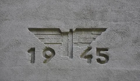 Year on wall Stock Photos