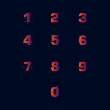 Years Anniversary Set Vector Template Design Illustration Stock Illustration