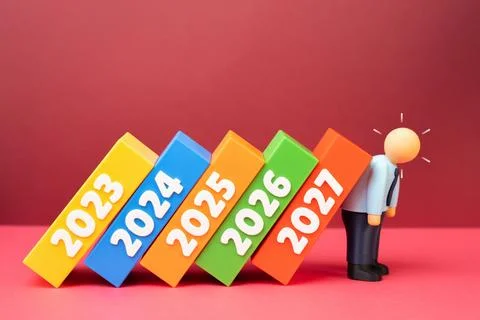 Years of stress piling onto an office worker. Midlife crisis. Concept of wo.. Stock Photos