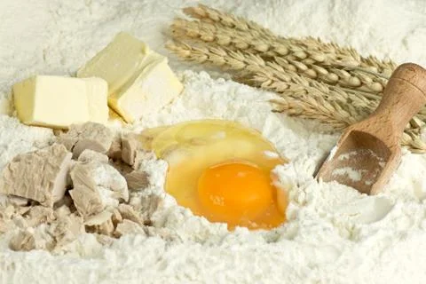 Yeast cake Foto stock
