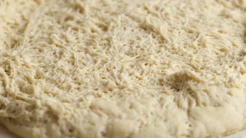 Yeast dough texture, slider shot Stock Footage 254663673