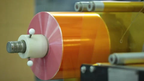 Yeast packaging production line, packaging material Stock Footage 237489145