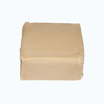 Yeast pressed isolated on a white background. Stock Photos
