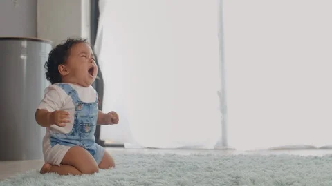 Yelling screaming child Video stock 104619444