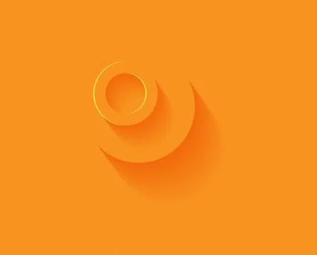 Yellow 3d background Stock Illustration