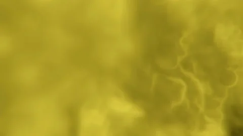 Yellow 3D smoke explosion shockwave effect and divergent wave isolated on black Stock Footage 108560681