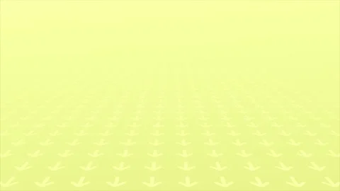 Yellow 3d space downwards arrows futuristic geometrical background Stock Footage 307684191