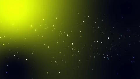 Yellow 4K Bouncing Particles Motion Background Loop High Quality Abstract Animat Stock Footage 327662337